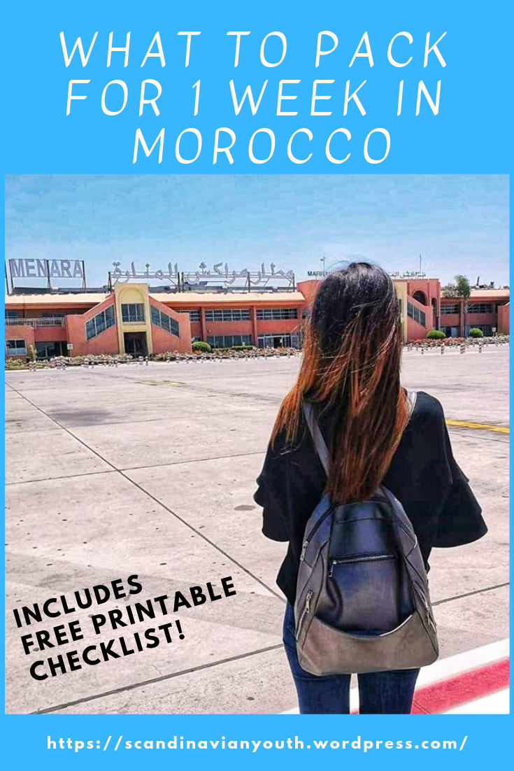 WHAT TO PACK FOR 1 WEEK IN MOROCCO